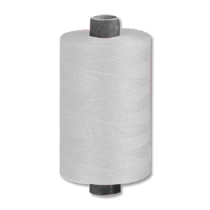 Fil polyester 100 SabaC fusette 1000m (Blanc)
