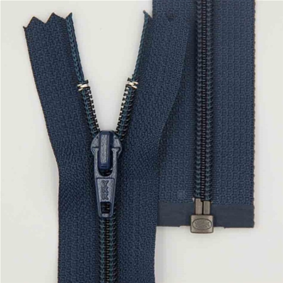 Zip 5 spirale séparable (Standard - 25 cm - Marine)