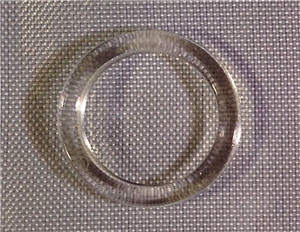 Anneau (10 mm - Transparent - Nylon)