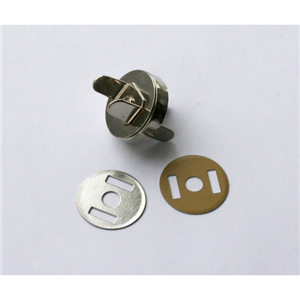 Bouton magnétique sans couture (18 mm - Argent)