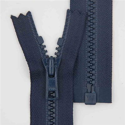 Zip 6 injecté séparable (Standard - 25 cm - Marine)