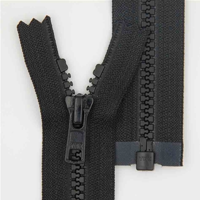 Zip 6 injecté séparable (Standard - 40 cm - Noir)