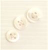 Bouton 4 trous (Plastique - 11 mm - Nacré)