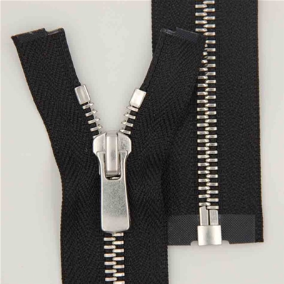 Zip 5 Excella © nickelé séparable (Standard - 50 cm - Noir)