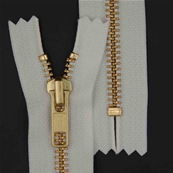 Zip 5 laiton fixe (Standard - 18 cm - Blanc)