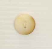 Bouton 2 trous (Plastique - Chiné beige clair - 14 mm)