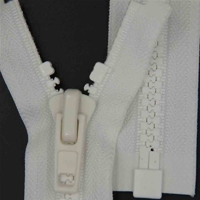 Zip 9 injecté séparable (Standard - 300 cm - Blanc)