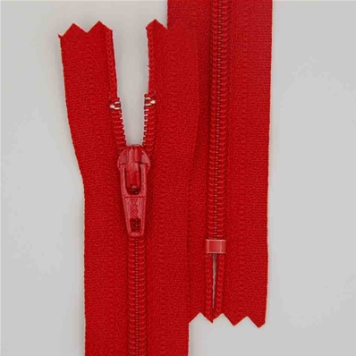 Zip 4 spirale fixe (Standard - 60 cm - Rouge)