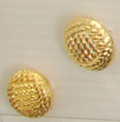 Bouton queue (Plastique - Maille doré - 18 mm)