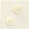 Bouton 2 trous (Plastique - Blanc - 12 mm)