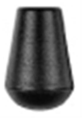 Embout cordon (Nylon - Noir - 5 mm)