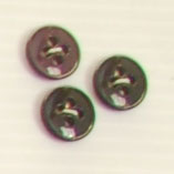 Bouton 4 trous (Plastique - 11 mm - Noir brillant)