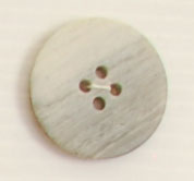 Bouton 4 trous (Plastique - 25 mm - Chiné gris clair)