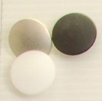 Bouton queue (Plastique - Noir mat - 19 mm)