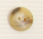 Bouton 2 trous (Plastique - Chiné beige clair - 18 mm)