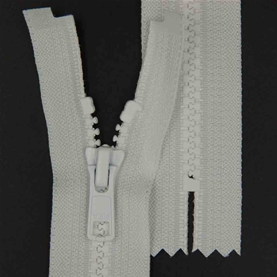 Zip 6 injecté fixe (Standard - 25 cm - Ecru)