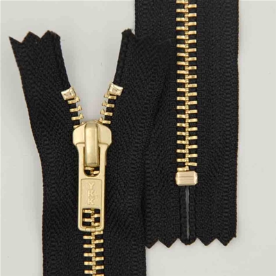 Zip 5 laiton fixe (Standard - 40 cm - Noir)