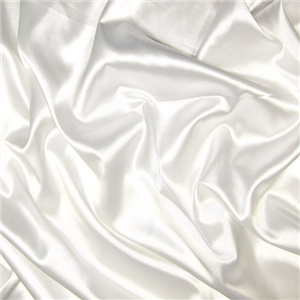 Doublure satin acétate 140 cm blanc