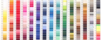 Fil Isacord 40 fusette 1000m (Couleur)