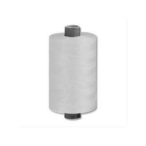 Fil polyester 120 fusette 1000m (Blanc)