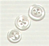 Bouton 4 trous (Plastique - 10 mm - Nacré)