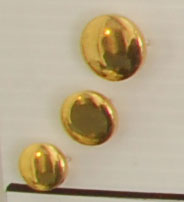Bouton queue (Plastique - Doré - 14 mm)