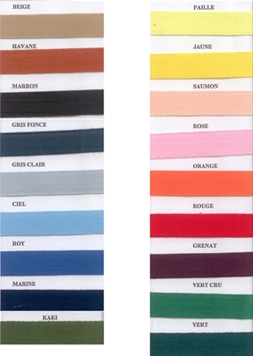 Sergé 199 n°10 (24 mm - Coton - Couleur)