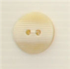 Bouton 2 trous (Plastique - Strié beige - 18 mm)