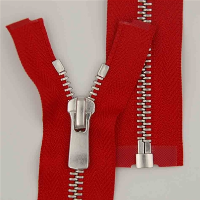 Zip 5 Excella © nickelé séparable (Standard - 90 cm - Rouge)