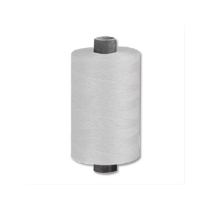 Fil cordonnet polyester 30 fusette 300m (Blanc)