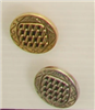 Bouton queue (Métal - Maille argenté - 21 mm)